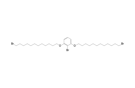 2-bromanyl-1,3-bis(12-bromanyldodecoxy)benzene