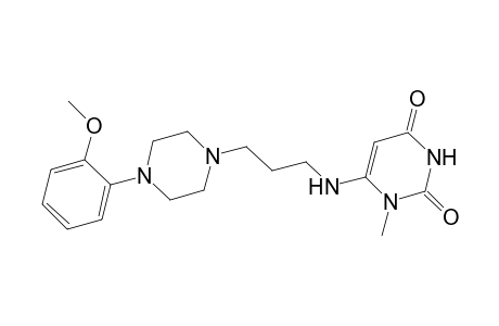 6-((3-[4-(2-Methoxyphenyl)-1-piperazinyl]propyl)amino)-1-methyl-2,4(1H,3H)-pyrimidinedione