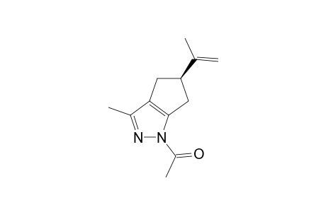 (5R)-3-Acetyl-1-methyl-5-(1-methyl-1-ethenyl)-2,3-diazabicyclo[3.3.0]octane