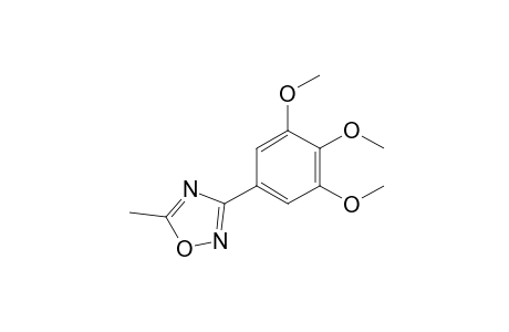 5-methyl-3-(3,4,5-trimethoxyphenyl)-1,2,4-oxadiazole