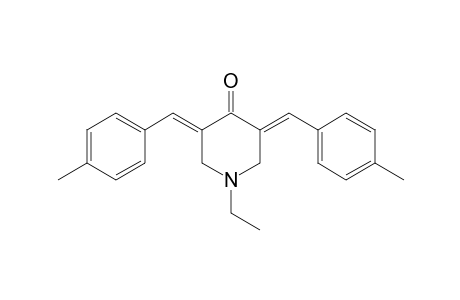 1-Ethyl-3,5-bis(4-methylbenzylidene)piperidin-4-one