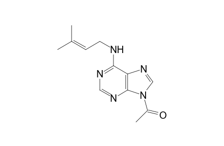 1-(6-(3-methylbut-2-enylamino)-9H-purin-9-yl)ethanone