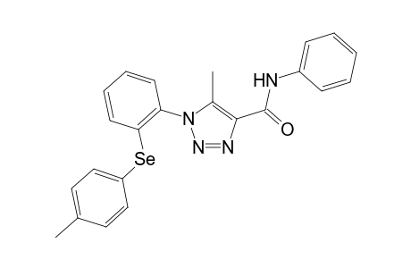 5-Methyl-N-phenyl-1-[2-(p-tolylselanyl)phenyl]-1H-1,2,3-triazole-4-carboxamide