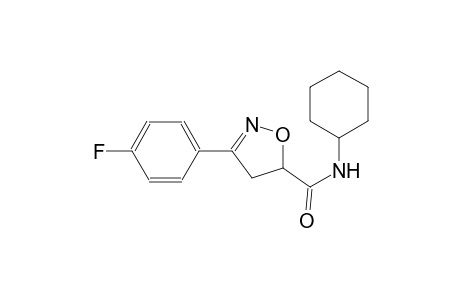 5-isoxazolecarboxamide, N-cyclohexyl-3-(4-fluorophenyl)-4,5-dihydro-