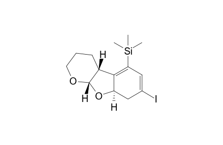 7-Iodo-5-trimethylsilyl-3,4,4a,8,8a,9a-hexahydro-2H-1,9-dioxafluorene
