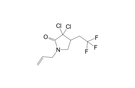 1-Allyl-3,3-dichloro-4-(2,2,2-trifluoroethyl)pyrrolidin-2-one