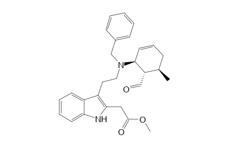 2-[3-[2-[benzyl-[(1S,5R,6S)-6-formyl-5-methyl-cyclohex-2-en-1-yl]amino]ethyl]-1H-indol-2-yl]acetic acid methyl ester