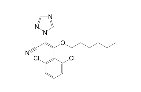 1H-1,2,4-Triazole-1-acetonitrile, alpha-[(2,6-dichlorophenyl)(hexyloxy)methylene]-