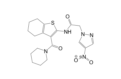 2-(4-nitro-1H-pyrazol-1-yl)-N-[3-(1-piperidinylcarbonyl)-4,5,6,7-tetrahydro-1-benzothien-2-yl]acetamide