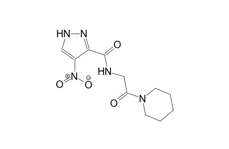 4-Nitro-N-[2-oxo-2-(1-piperidinyl)ethyl]-1H-pyrazole-3-carboxamide