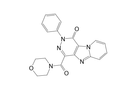 1-OXO-1,2-DIHYDRO-2-PHENYL-PYRIDO-[1',2':1,2]-IMIDAZOLO-[4,5-D]-PYRIDAZIN-4-YL)-CARBOXYLIC-ACID-MORPHOLIDE