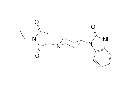 1H-Pyrrole-2,5-dione, 3-[4-(2,3-dihydro-2-oxo-1H-1,3-benzimidazol-1-yl)-1-piperidinyl]-1-ethyldihydro-