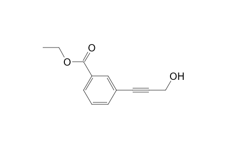 Benzoic acid, 3-(3-hydroxy-1-propynyl)-, ethyl ester