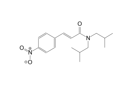 (2E)-N,N-diisobutyl-3-(4-nitrophenyl)-2-propenamide