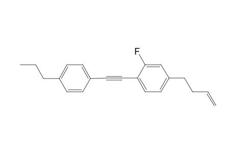 4-n-propyl-2'-fluoro-4'-(but-3-enyl)-1,1'-diphenylacetylene