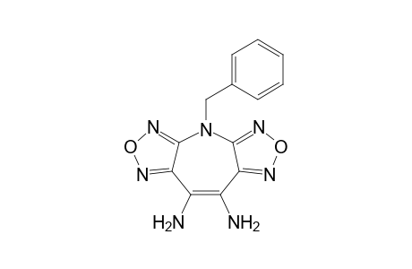 4-Benzyl-4H-bis[1,2,5]oxadiazolo[3,4-b:3',4'-f]azepine-8,9-diamine