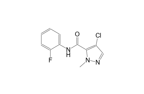 4-chloro-N-(2-fluorophenyl)-1-methyl-1H-pyrazole-5-carboxamide