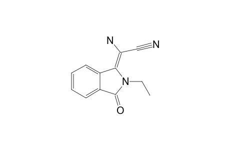 AMINO-(2-ETHYL-3-OXO-2,3-DIHYDRO-1H-ISOINDOL-1-YLIDENE)-ACETONITRILE;(E)-ISOMER