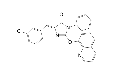 5-(3-Chlorobenzylidene)-3-phenyl-2-(8-quinolinoxy)-4H-imidazolin-4-one