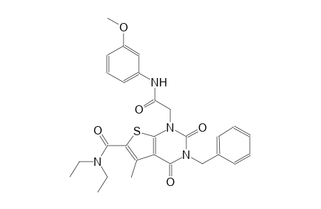 thieno[2,3-d]pyrimidine-1-acetamide, 6-[(diethylamino)carbonyl]-1,2,3,4-tetrahydro-N-(3-methoxyphenyl)-5-methyl-2,4-dioxo-3-(phenylmethyl)-