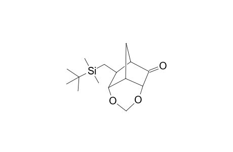 2-oxo-6-(dimethyl-t-butyl-siloxy)-3,5-methyleneoxy-bicyclo[2.2.1]heptane