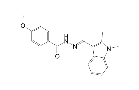 4-Methoxy-benzoic acid (1,2-dimethyl-1H-indol-3-ylmethylene)-hydrazide