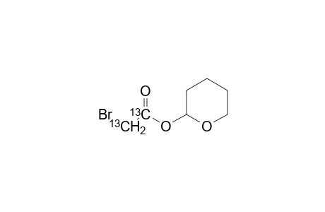 Tetrahydro-2H-pyran-2-yl 1,2-(13)C2-2-bromoacetate