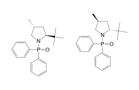 N-DIPHENYLPHOSPHINOYL-TRANS-2-(1,1-DIMETHYL)-ETHYL-4-METHYLPYRROLIDINE