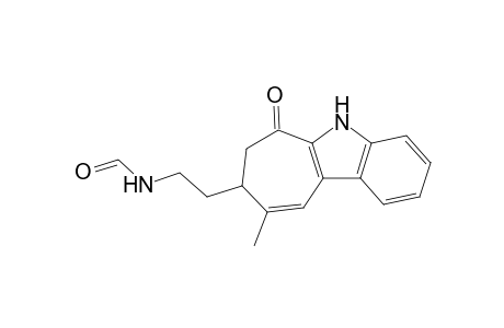 N-[2-(6-keto-9-methyl-7,8-dihydro-5H-cyclohept[b]indol-8-yl)ethyl]formamide