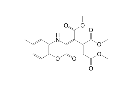 trimethyl (1Z,3Z)-3-(6-methyl-2-oxo-2H-1,4-benzoxazin-3(4H)-ylidene)-1-propene-1,2,3-tricarboxylate