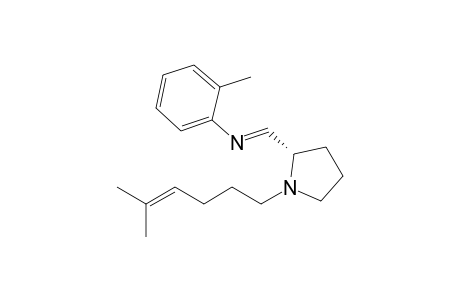 (S)-N-[N'-(5-Methyl-4-hexenyl)pyrrolidine-2-methylene]-o-toluidine