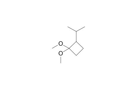 1,1-Dimethoxy-2-propan-2-yl-cyclobutane