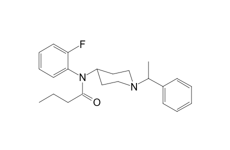N-2-Fluorophenyl-N-[1-(1-phenylethyl)piperidin-4-yl]butanamide