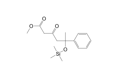 Benzenepentanoic acid, .delta.-methyl-.beta.-oxo-.delta.-[(trimethylsilyl)oxy]-, methyl ester