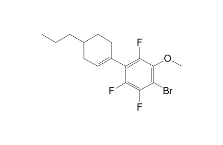 1-Bromo-2,3,5-trifluoro-6-methoxy-4-(4-propylcyclohex-1-enyl)benzene