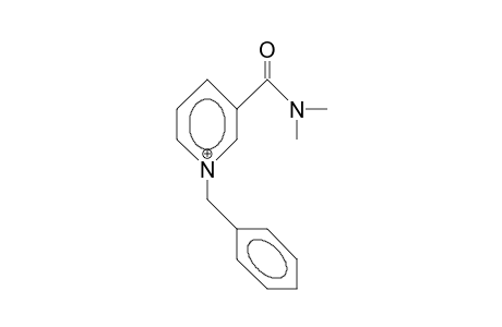 3-Dimethylcarbamoyl-1-benzyl-pyridinium cation