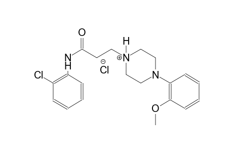 piperazinium, 1-[3-[(2-chlorophenyl)amino]-3-oxopropyl]-4-(2-methoxyphenyl)-, chloride