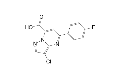 pyrazolo[1,5-a]pyrimidine-7-carboxylic acid, 3-chloro-5-(4-fluorophenyl)-