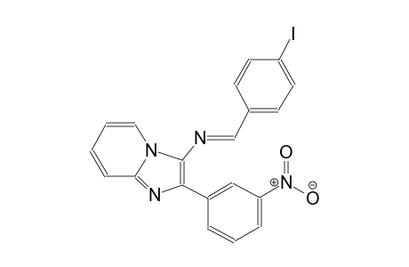 imidazo[1,2-a]pyridin-3-amine, N-[(E)-(4-iodophenyl)methylidene]-2-(3-nitrophenyl)-