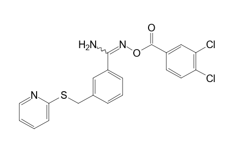O-(3,4-dichlorobenzoyl)-alpha-[(2-pyridyl)thio]-m-toluamidoxime