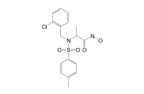 N-4-TOLUENESULFONYL-N-2-CHLOROBENZYL-L-ALANINE-HYDROXAMATE