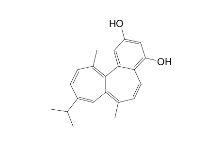 9-Isopropyl-7,12-dimethylbenzo[a]heptalene-2,4-diol