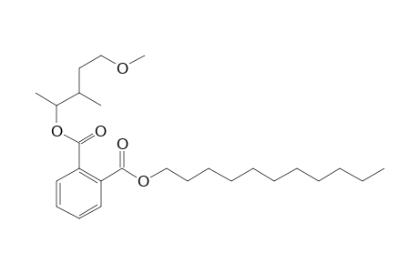 Phthalic acid, 5-methoxy-3-methylpent-2-yl undecyl ester