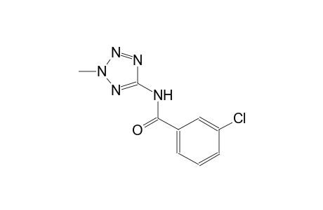 3-chloro-N-(2-methyl-2H-tetraazol-5-yl)benzamide