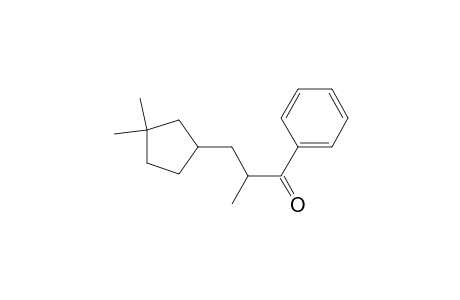 3-(3,3-Dimethylcyclopentyl)-2-methyl-1-phenyl-1-propanone