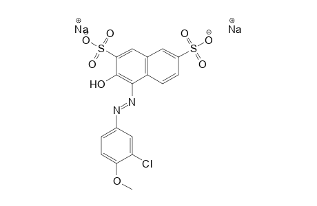 2,7-Naphthalenedisulfonic acid, 4-[(3-chloro-4-
