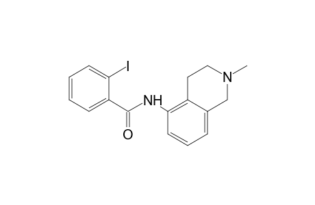 o-iodo-N-(2-methyl-1,2,3,4-tetrahydro-5-isoquinolyl