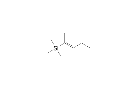 Silane, trimethyl(1-methyl-1-butenyl)-, (E)-