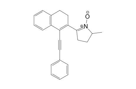 2-Methyl-1-oxidanidyl-5-[1-(2-phenylethynyl)-3,4-dihydronaphthalen-2-yl]-3,4-dihydro-2H-pyrrol-1-ium