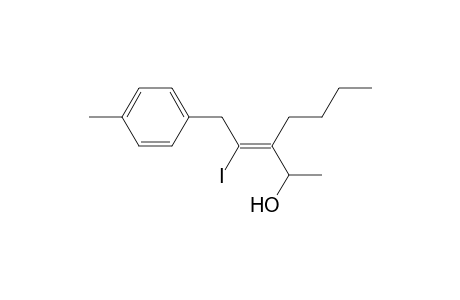 (Z)-4-Iodo-3-butyl-5-(4'-methylphenyl)pent-3-en-2-ol